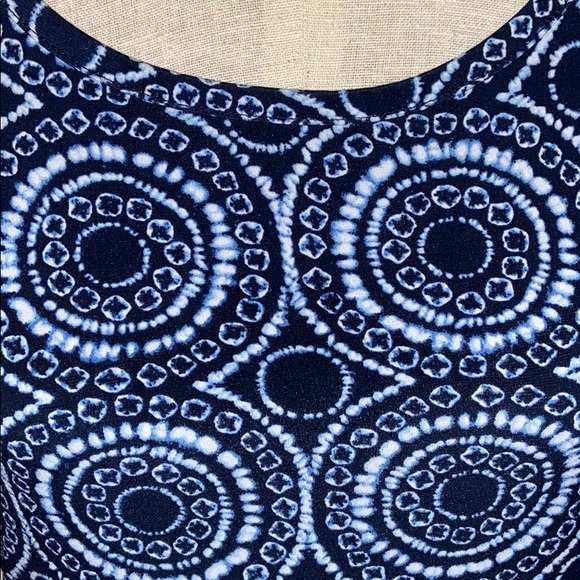 Michael Kors Blue shift dress sz SP - Picture 4 of 7